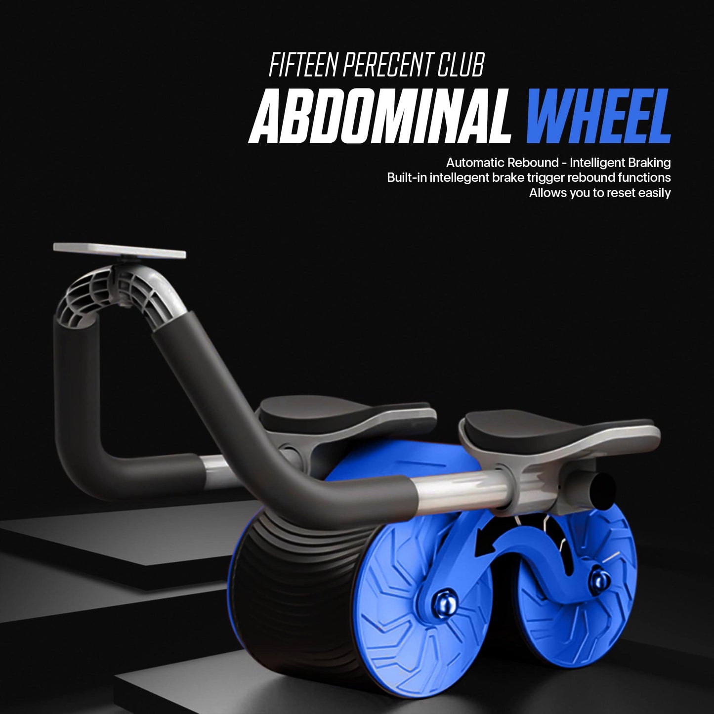 Abdominal Wheel Exerciser - Abdominal Wheel Crusher for Core Strength - 15% Body Fat Club