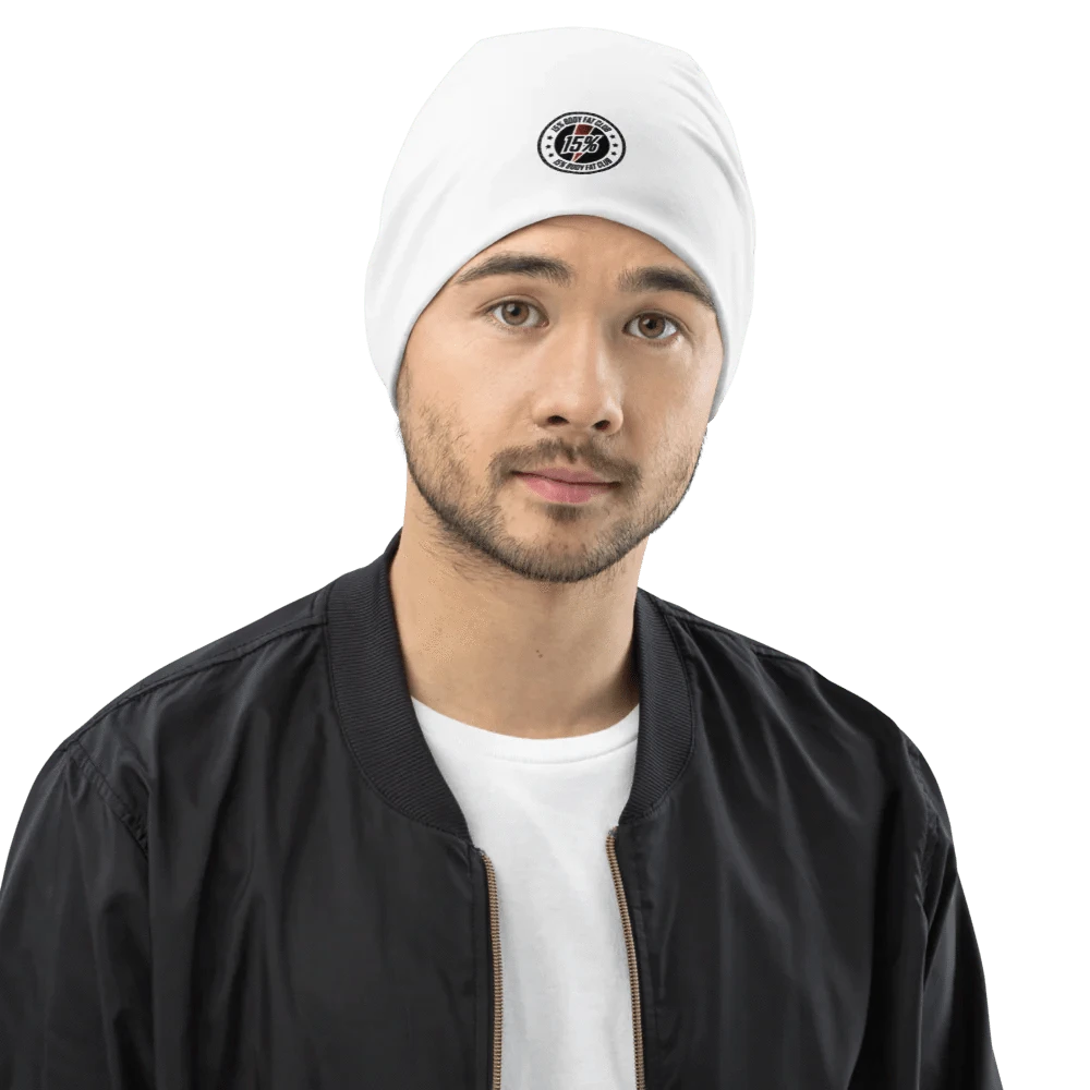 All-Over Print Beanie - 15% Body Fat Club