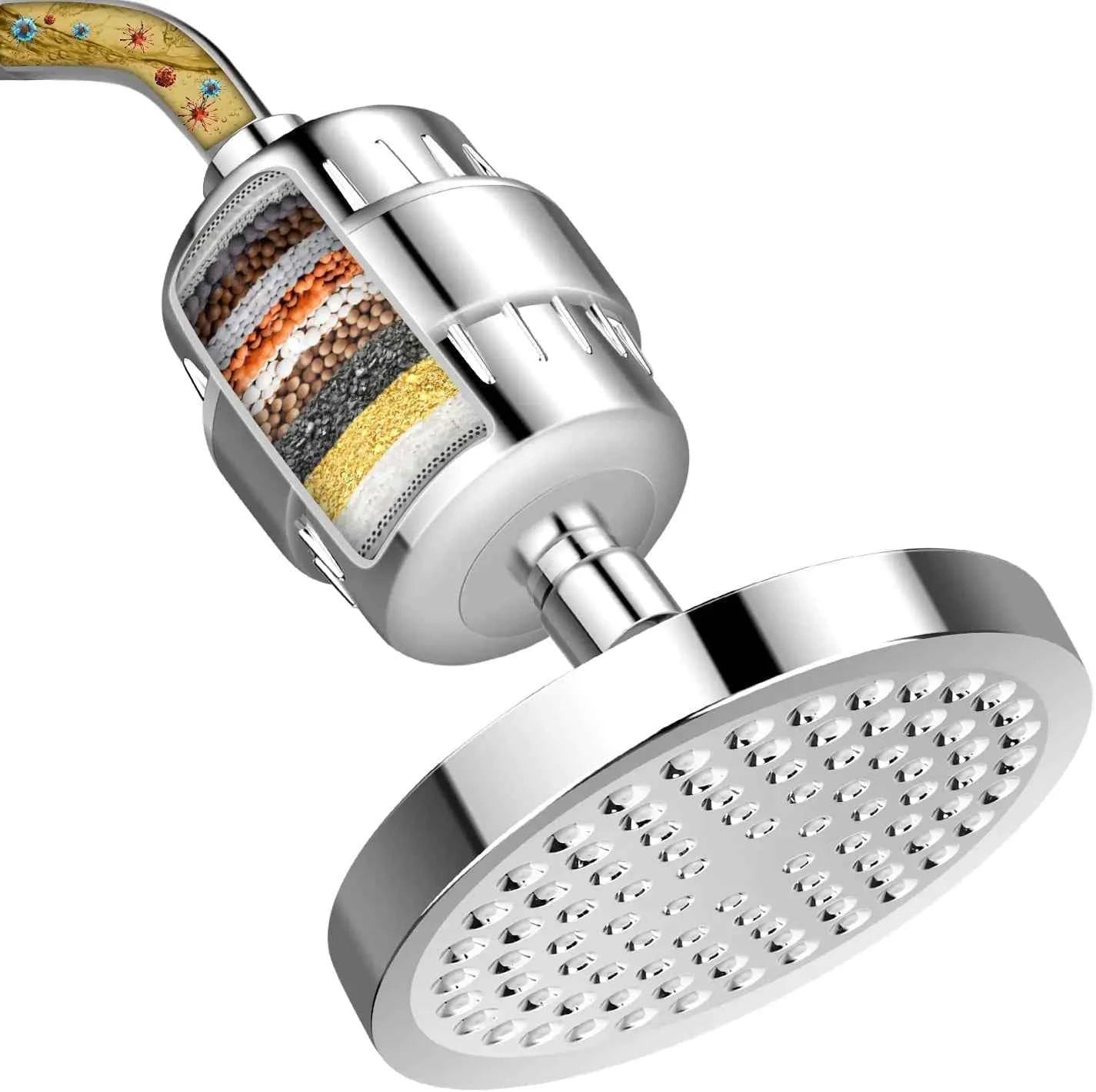 Supercharged 6" Shower envy 15 stages