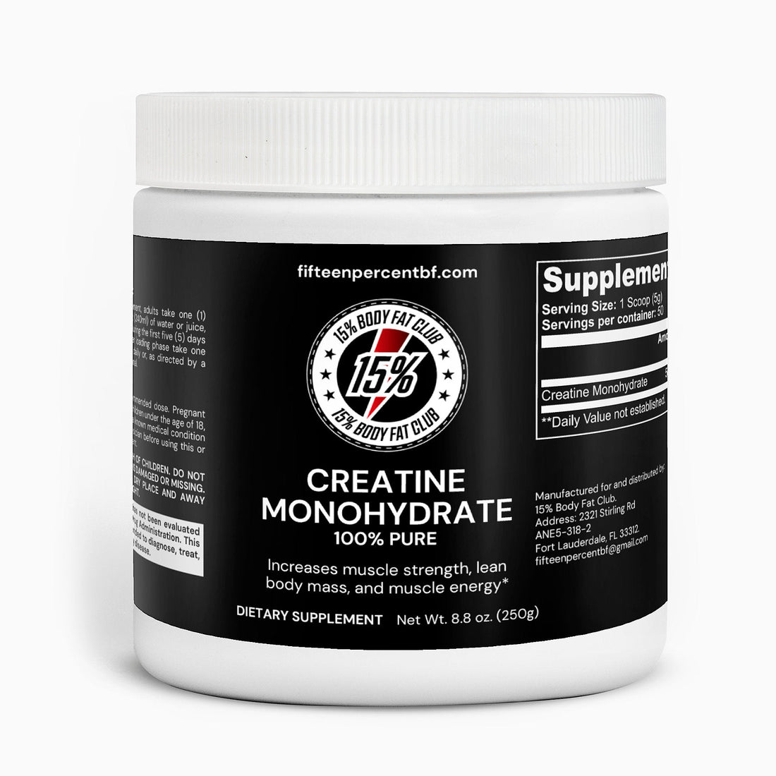 Creatine Monohydrate Supplement for Enhanced Performance