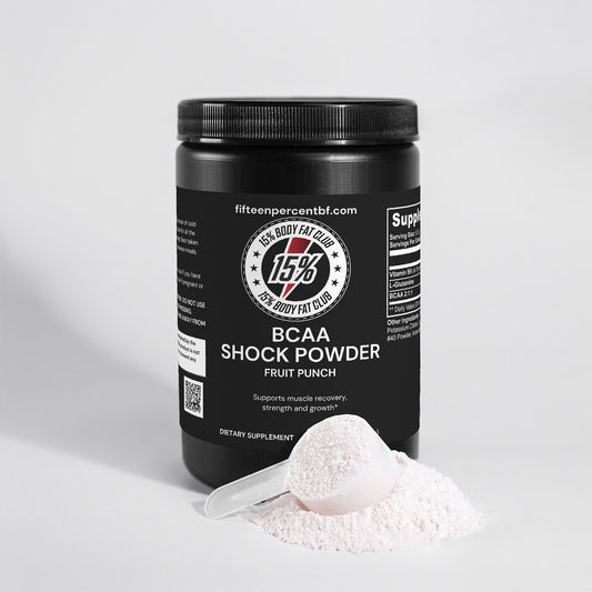 BCAA Shock Powder - Fruit Punch Flavored Performance Boost