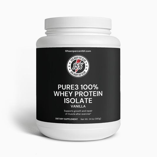 Pure3 Whey Protein Isolate Vanilla - 100% Pure Protein Isolate