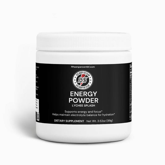 Energy Powder (Lychee Splash Energy) - 15% Body Fat Club