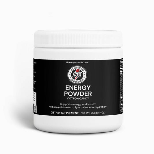 Energy Powder (Cotton Candy) - 15% Body Fat Club