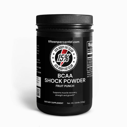 BCAA Shock Powder (Fruit Punch) - 15% Body Fat Club