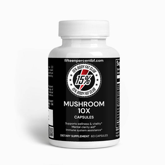 Mushroom Complex 10 X - 15% Body Fat Club