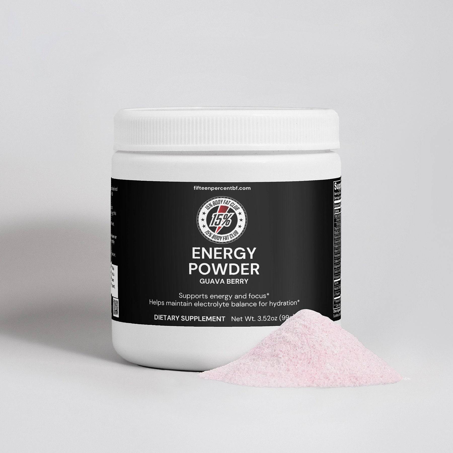 Energy Powder (Guava Berry) - 15% Body Fat Club