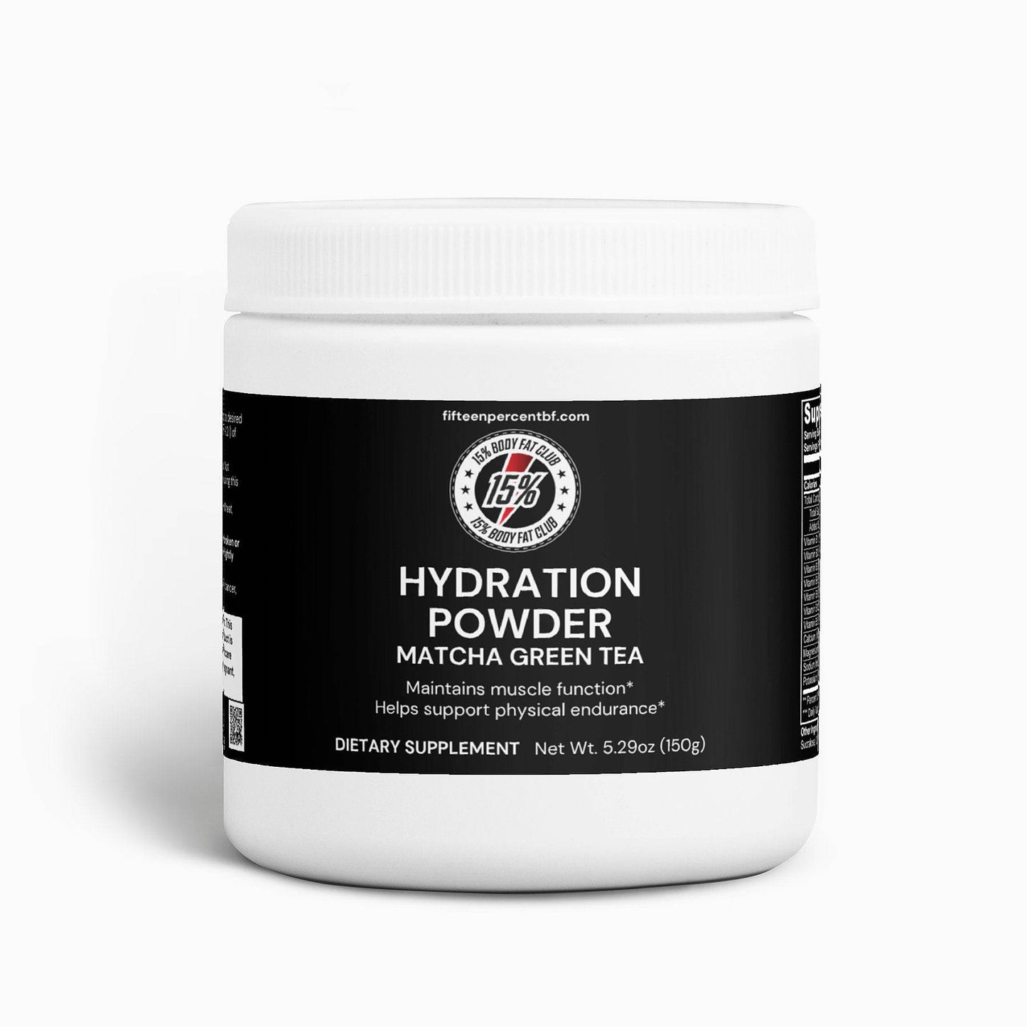 Hydration Powder (Matcha Green Tea) - 15% Body Fat Club