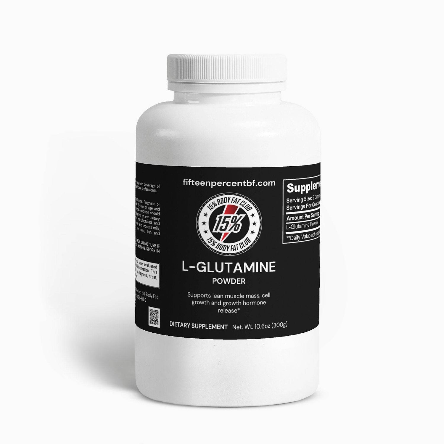 L-Glutamine Powder - 15% Body Fat Club