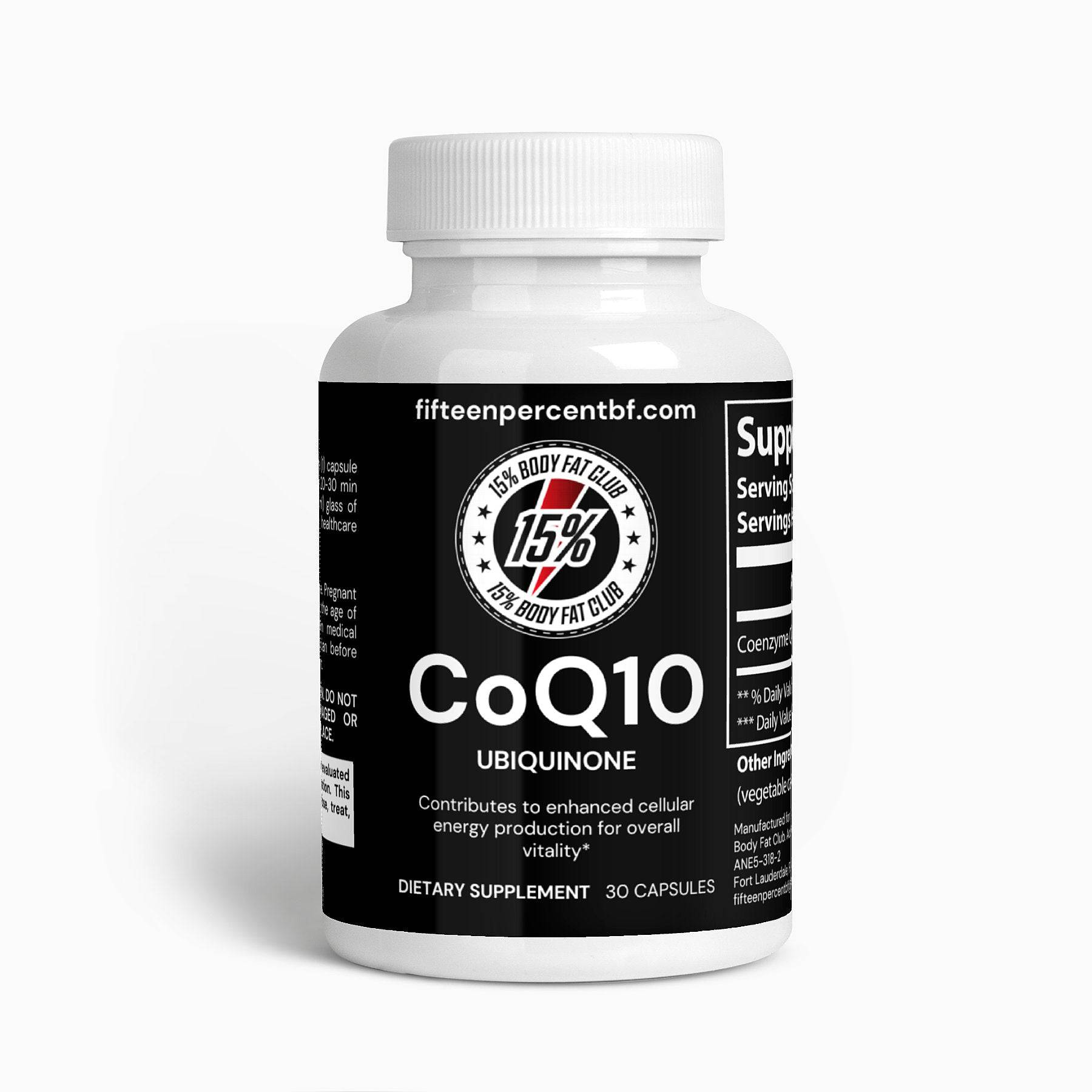 CoQ10 Ubiquinone - 15% Body Fat Club