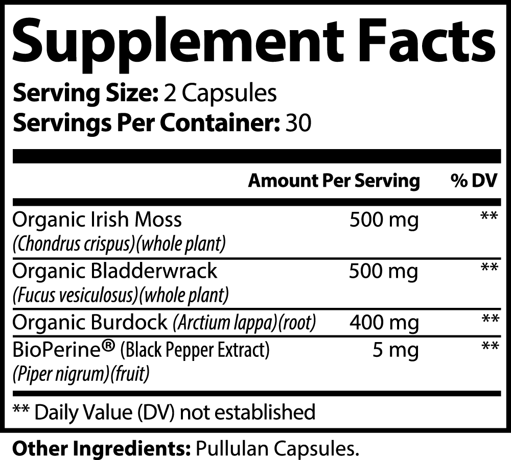 Sea Moss - 15% Body Fat Club