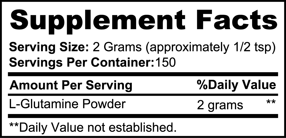 L-Glutamine Powder - 15% Body Fat Club