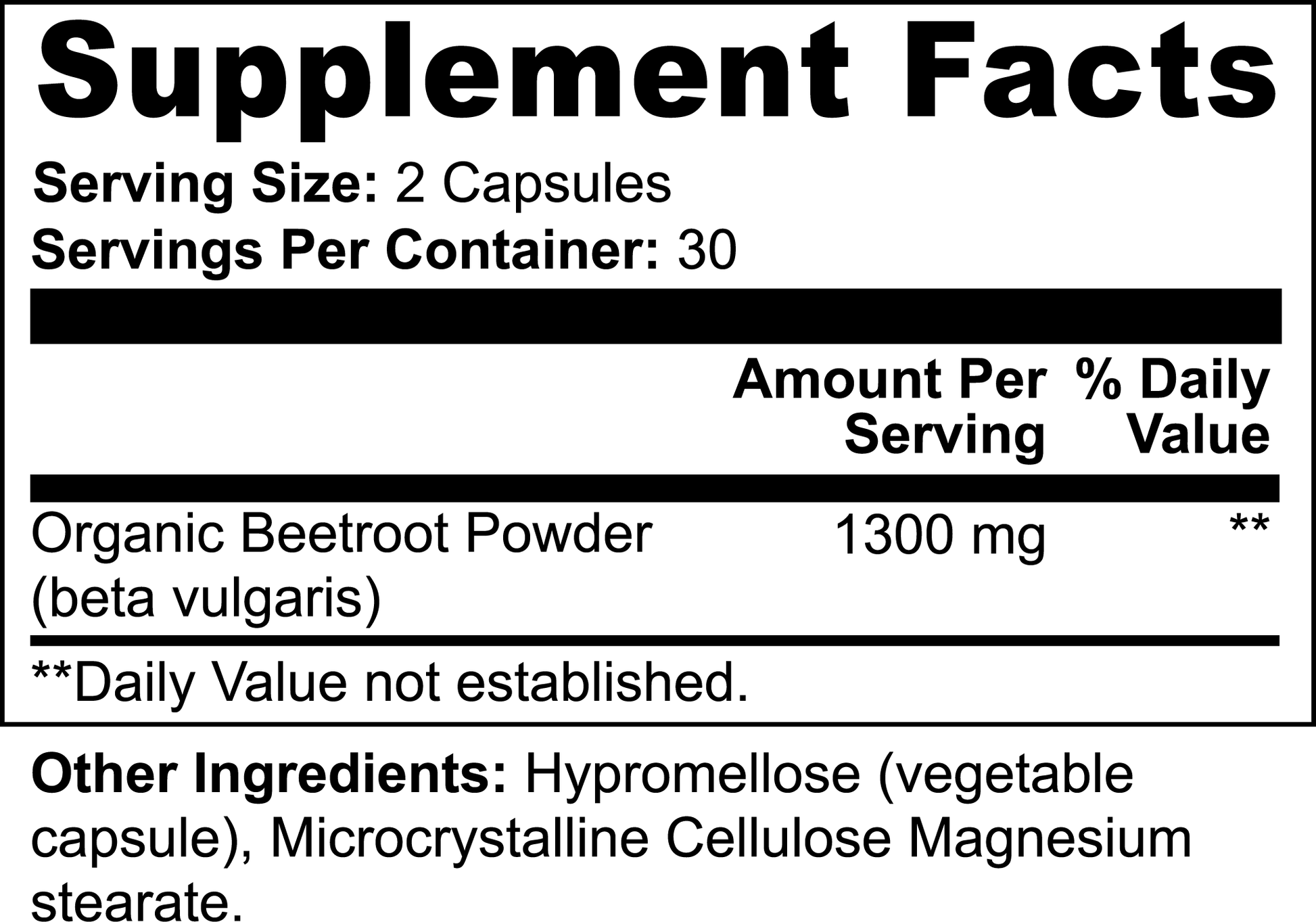 Beetroot - 15% Body Fat Club