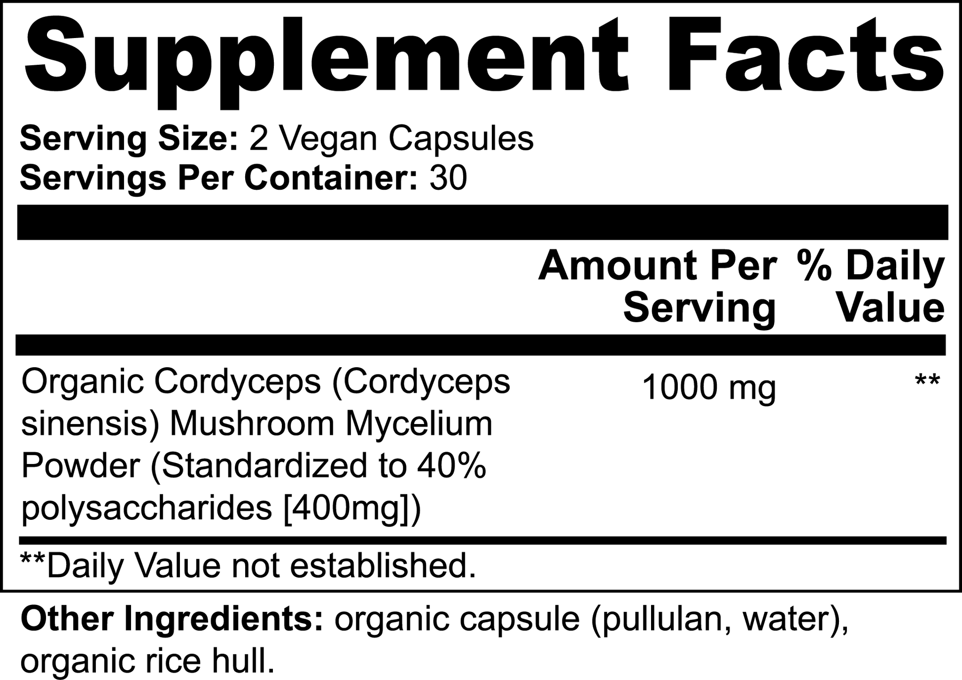 Cordyceps Mushroom - 15% Body Fat Club