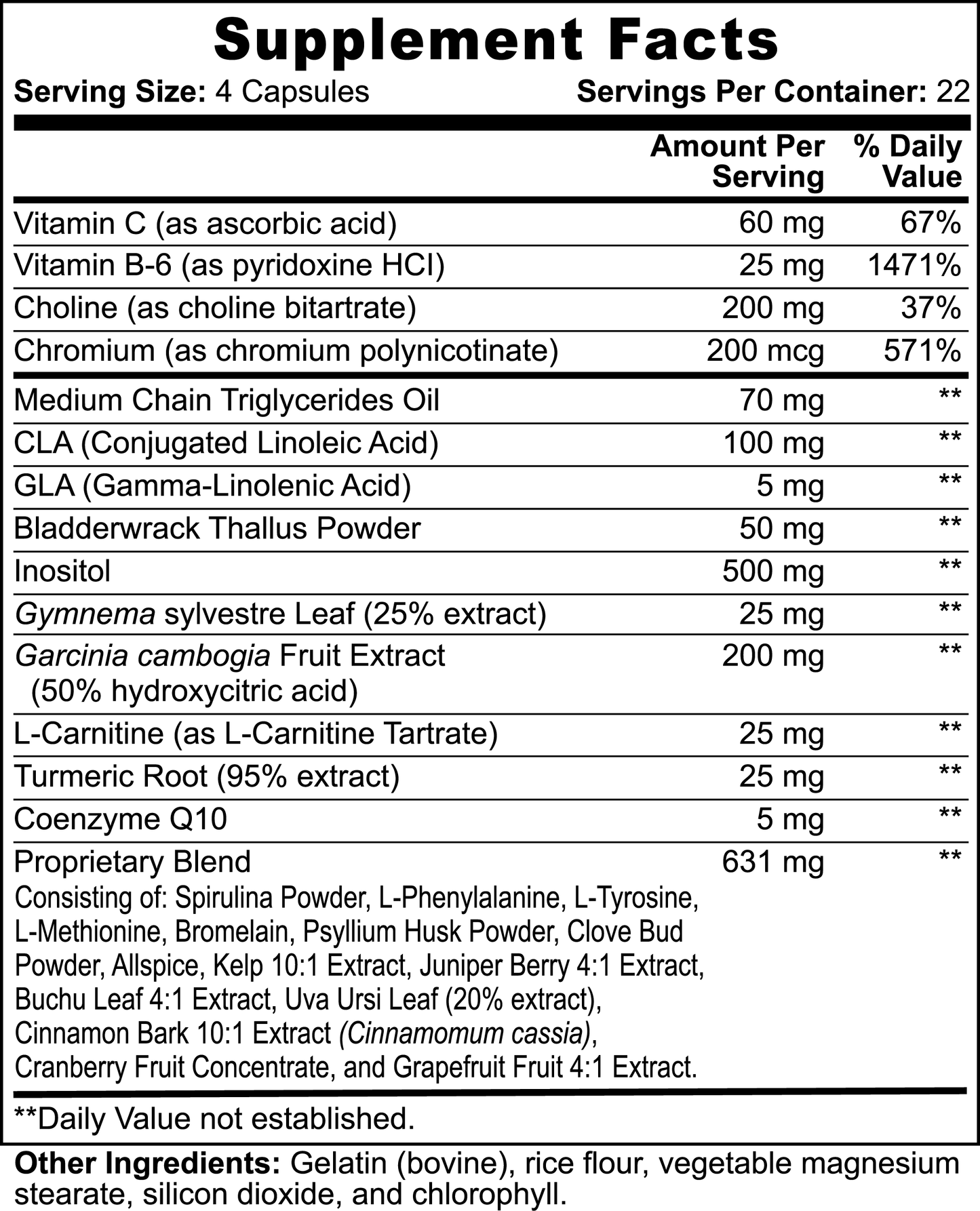 Fat Burner with MCT - 15% Body Fat Club