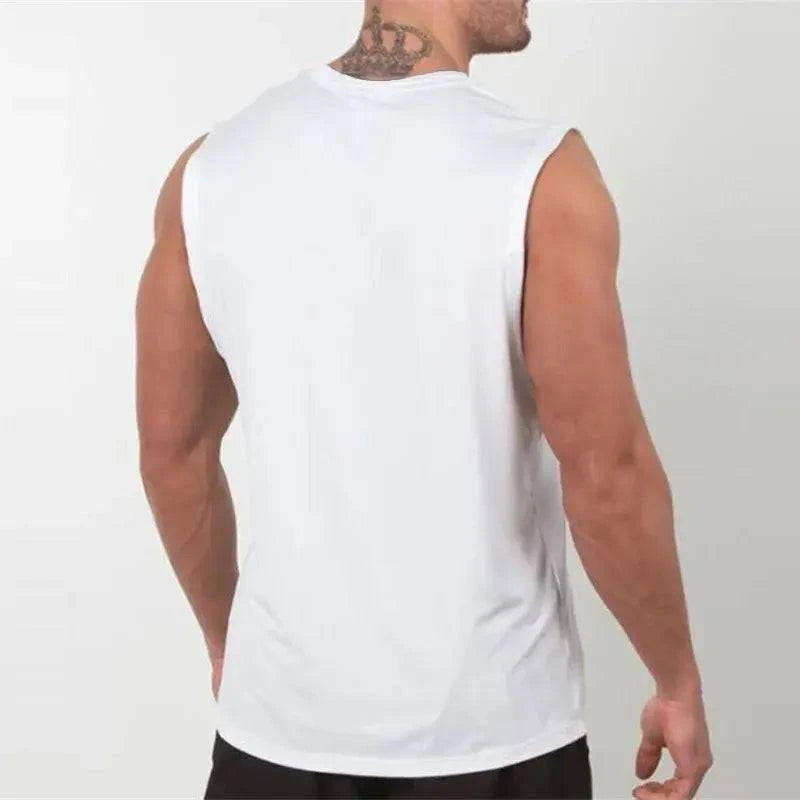 Brand New Plain Tank Top Men Bodybuilding singlet Gym Stringer Sleeveless Shirt Blank Fitness Clothing Sportwear Muscle Vest - 15% Body Fat Club