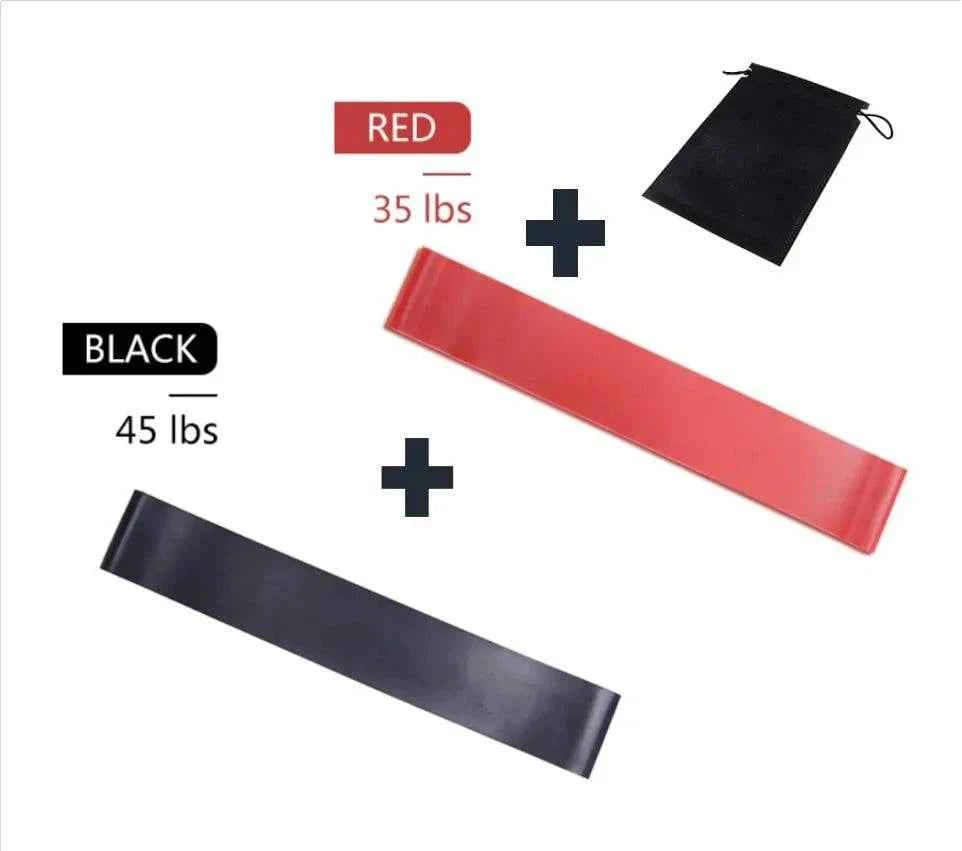Fitness Resistance Bands for Strength Training - Elastic Workout Bands - 15% Body Fat Club