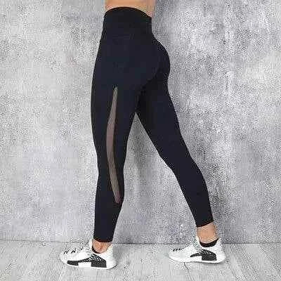 Pocket Solid Sport Yoga Pants with Pockets - 15% Body Fat Club