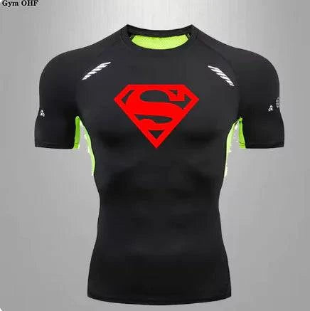 Men's Sports Quick Dry T Shirt Compression Gym - 15% Body Fat Club