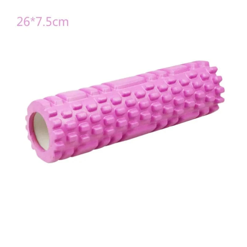 Fitness Foam Roller Set: Yoga Column & Soft Yoga Block - 15% Body Fat Club