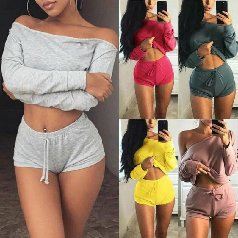 Women's Sport Gym Vest Tops Sports Legging Pants Outfit Wear 2Pcs Outfit Clothes - 15% Body Fat Club