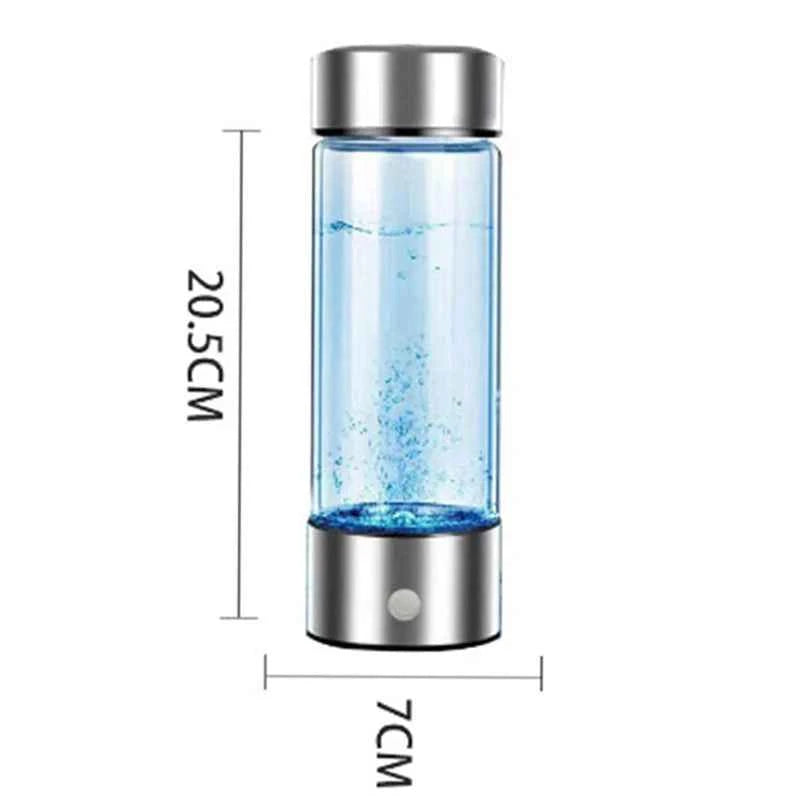 Hydrogen-Rich Alkaline Water Generator Bottle (Portable)