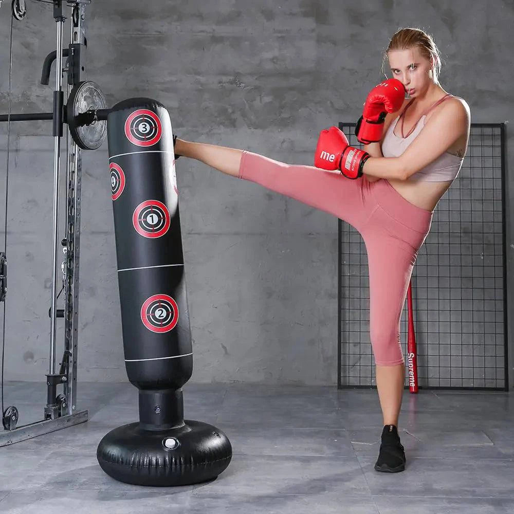 Inflatable Boxing Punching Bag - 15% Body Fat Club