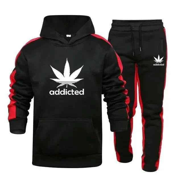 Men's Hoodie and Sweatpants Set - Stylish Sweatshirt Set for Men