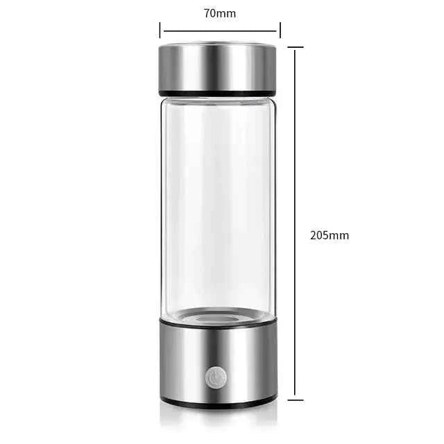 Hydrogen-Rich Alkaline Water Generator Bottle (Portable)