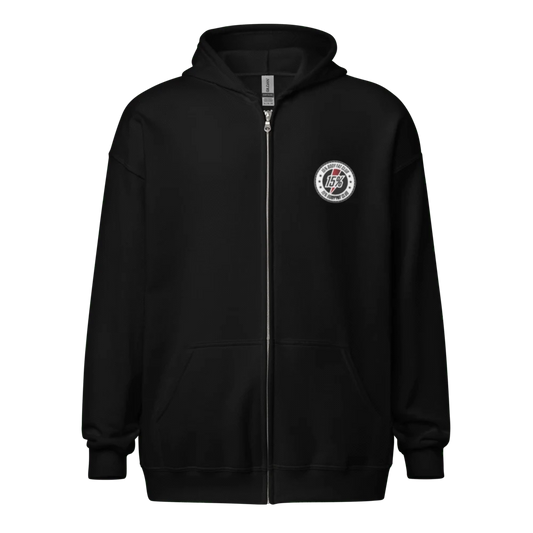 Unisex Heavy Blend Zip Hoodie - 15% Brand - 15% Body Fat Club