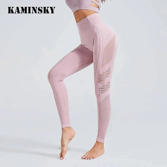 Kaminsky Sexy High Waist Gym Seamless Leggings - 15% Body Fat Club