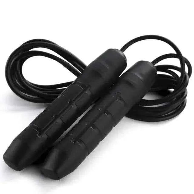 2-in-1 Ab Roller Jump Rope Set with Mat - Noiseless Wheel for Full Body Fitness - 15% Body Fat Club
